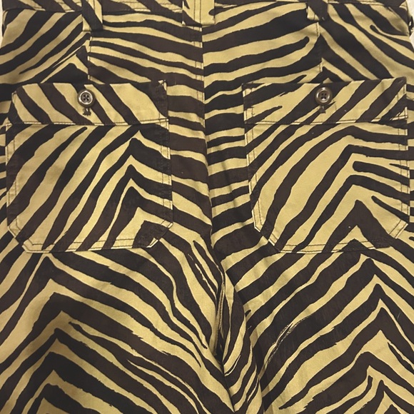 💫Banana Republic Women's Sloan Black & Yellow Animal Prints Jeans - Picture 8 of 10